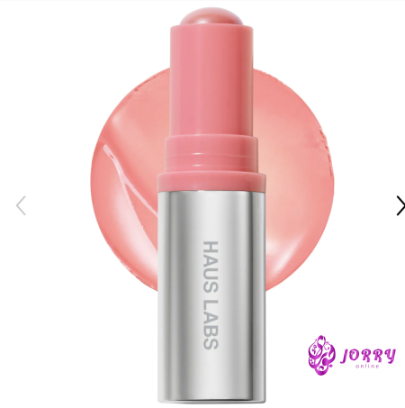 HAUS LABS BY LADY GAGA Color Fuse Longwear Hydrating Glassy Lip + Cheek Blush Balm Stick - GlASSY POMELO